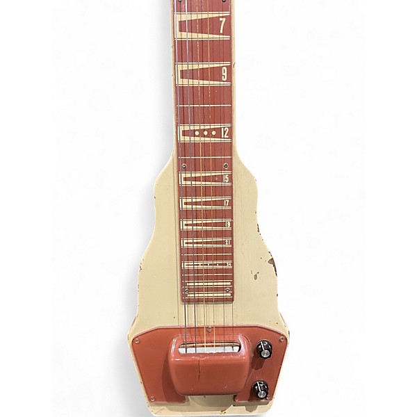 Vintage 1950s Gibson BR9 Olympic White Electric Guitar