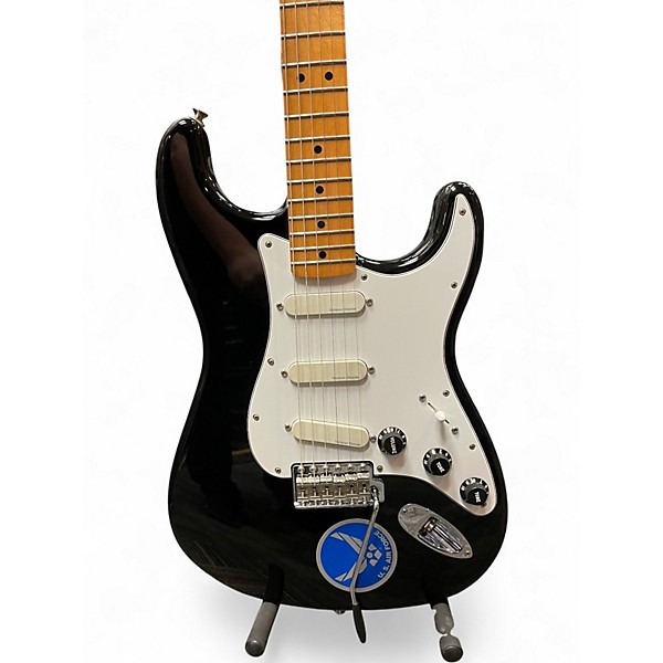 Used Fender Jimi Hendrix Stratocaster Black Solid Body Electric Guitar