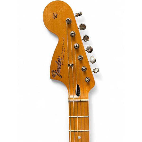 Used Fender Jimi Hendrix Stratocaster Black Solid Body Electric Guitar