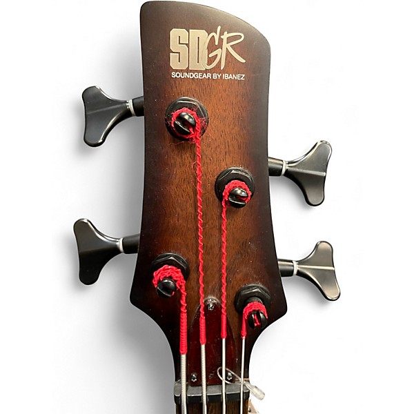 Used Ibanez srh500f natural browned burst Electric Bass Guitar