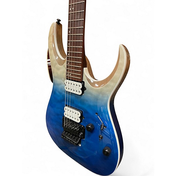 Used Ibanez RGA42HP BLUE FADE Solid Body Electric Guitar