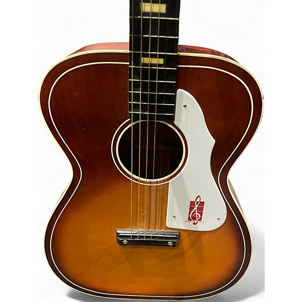 Used Harmony S64 HB Natural Acoustic Guitar