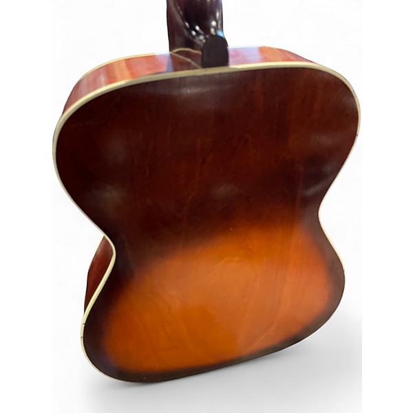 Used Harmony S64 HB Natural Acoustic Guitar