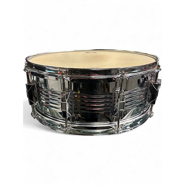 Used CB Percussion 14in Steel Snare Kit Chrome Drum
