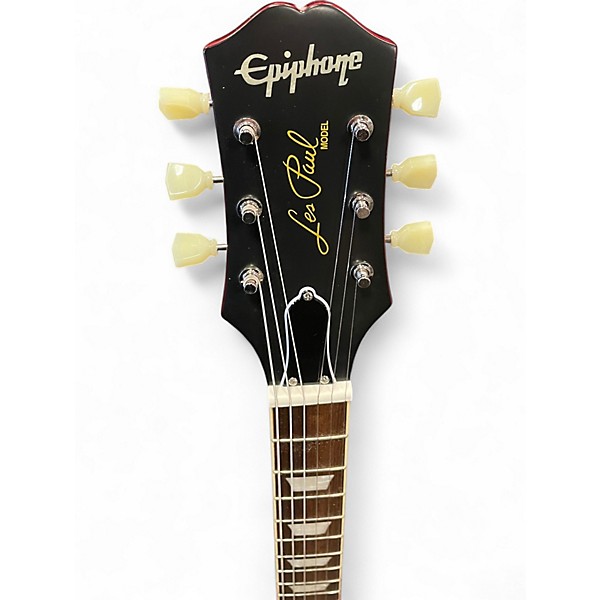 Used Epiphone 1959 Reissue Les Paul Standard Deep Cherry Sunburst Solid Body Electric Guitar
