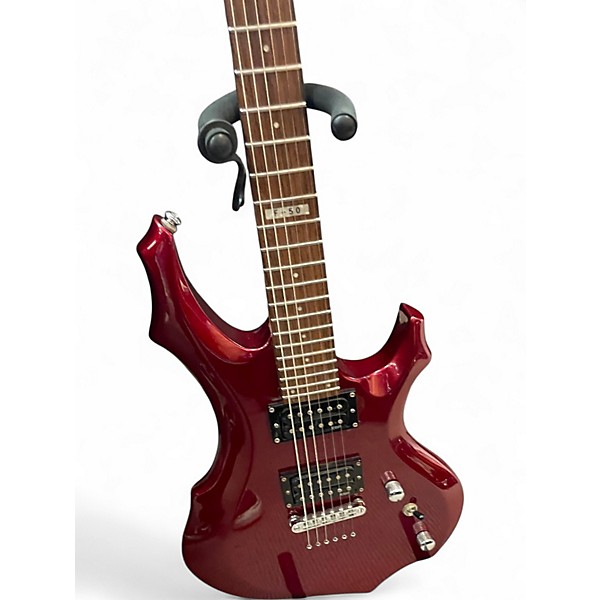 Used ESP LTD F50 Red Solid Body Electric Guitar