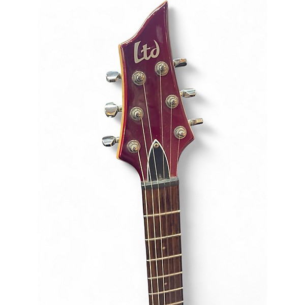 Used ESP LTD F50 Red Solid Body Electric Guitar