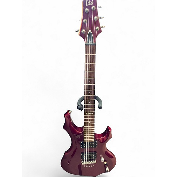 Used ESP LTD F50 Red Solid Body Electric Guitar