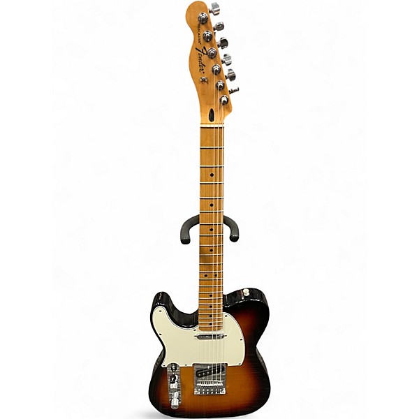 Used Fender Standard Telecaster Left Handed 3 Tone Sunburst Electric Guitar