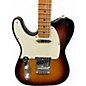 Used Fender Standard Telecaster Left Handed 3 Tone Sunburst Electric Guitar