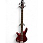 Used Ibanez gsr200LH Chrome Red Electric Bass Guitar thumbnail