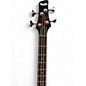 Used Ibanez gsr200LH Chrome Red Electric Bass Guitar