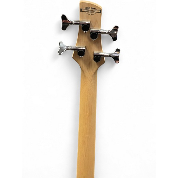 Used Ibanez gsr200LH Chrome Red Electric Bass Guitar