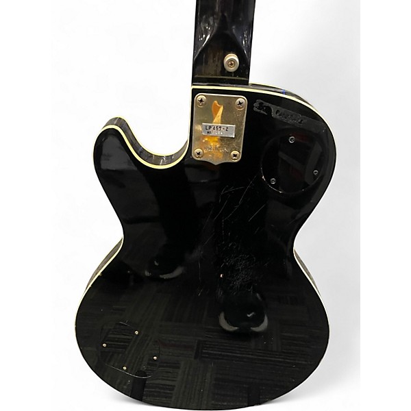 Vintage 1970s National 1970's National Singlecut MIJ Black Black Solid Body Electric Guitar