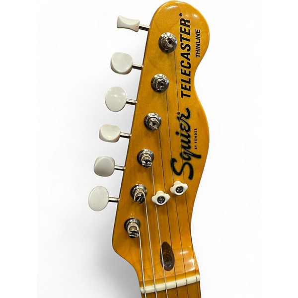 Used Squier Partscaster sparkle Green Solid Body Electric Guitar