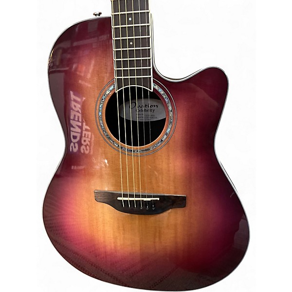 Used Ovation CS28-MPB CELEBRITY Maple Acoustic Electric Guitar
