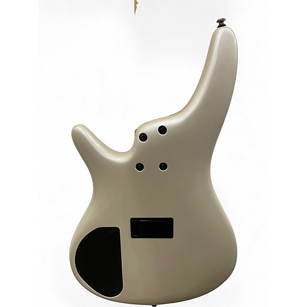 Used Ibanez SR300 Pearl White Electric Bass Guitar