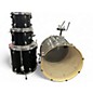 Used Ludwig 4 Piece ELEMENT EVOLUTION Black Sparkle Drum Kit