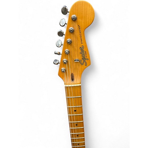 Used Squier Classic Vibe 1950S Stratocaster Surf Green Solid Body Electric Guitar