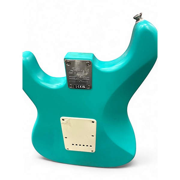 Used Squier Classic Vibe 1950S Stratocaster Surf Green Solid Body Electric Guitar