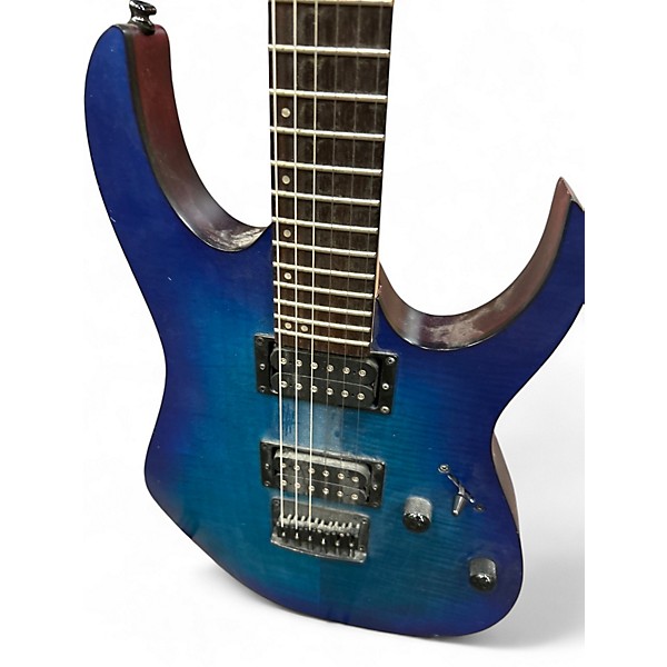 Used Ibanez RG6003FM Blue Sapphire Solid Body Electric Guitar