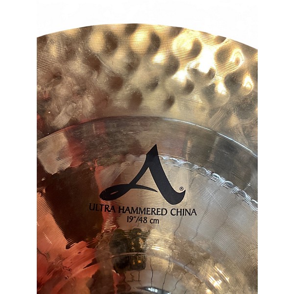 Used Zildjian 19in A Custom Ultra Hammered China Cymbal