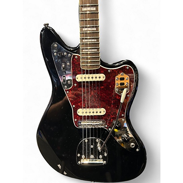 Used 2025 Squier Classic Vibe '70's Jaguar Black Solid Body Electric Guitar