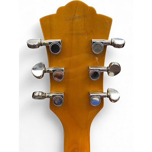 Used De Armond X155 Natural Hollow Body Electric Guitar