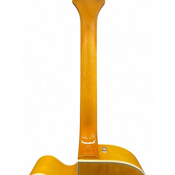 Used De Armond X155 Natural Hollow Body Electric Guitar