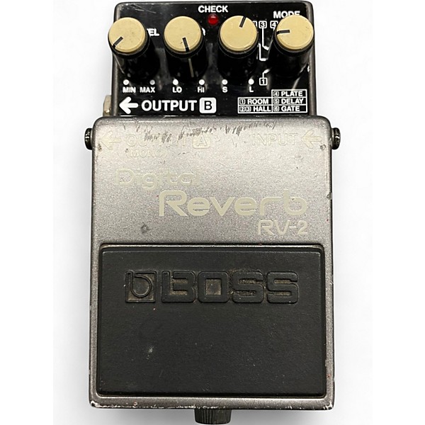 Used BOSS RV2 Digital Reverb Effect Pedal