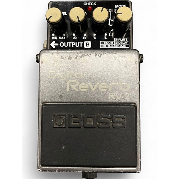 Used BOSS RV2 Digital Reverb Effect Pedal