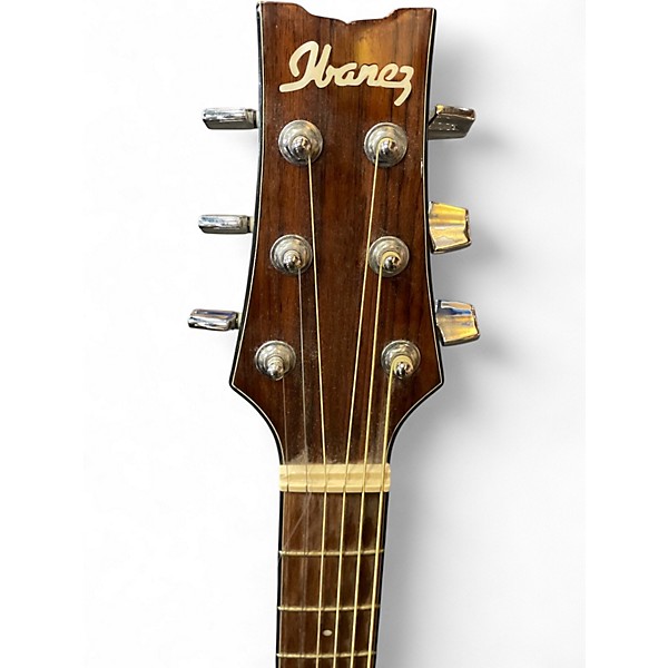 Used Ibanez A100L natural Acoustic Electric Guitar