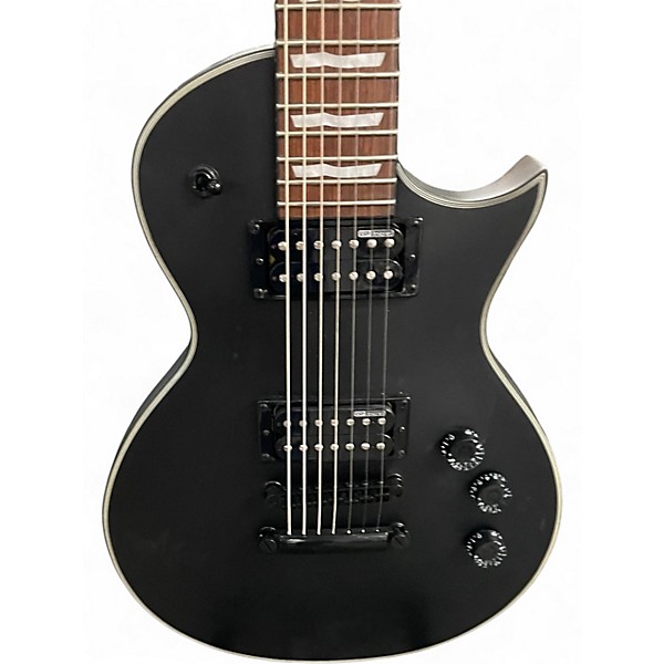 Used ESP LTD EC-257 Satin Black Solid Body Electric Guitar