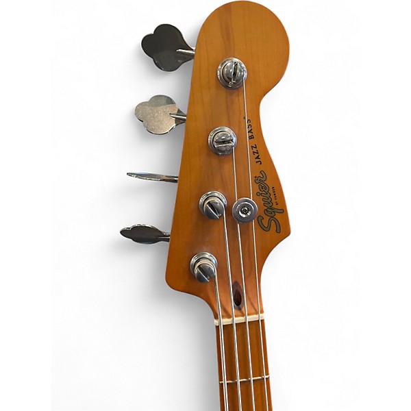 Used Squier 40TH ANNIVERSARY JAZZ BASS Seafoam Green Electric Bass Guitar