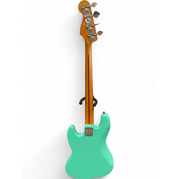Used Squier 40TH ANNIVERSARY JAZZ BASS Seafoam Green Electric Bass Guitar
