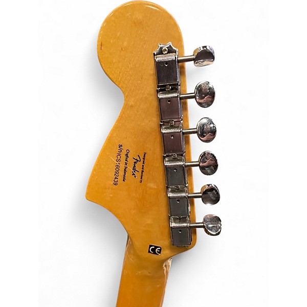 Used Squier Vintage Modified Jaguar Surf Green Solid Body Electric Guitar