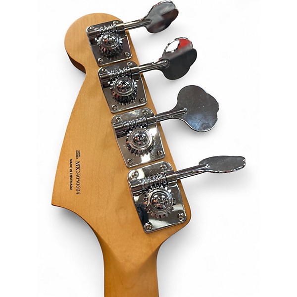 Used Fender Mustang Bass WHITE Electric Bass Guitar