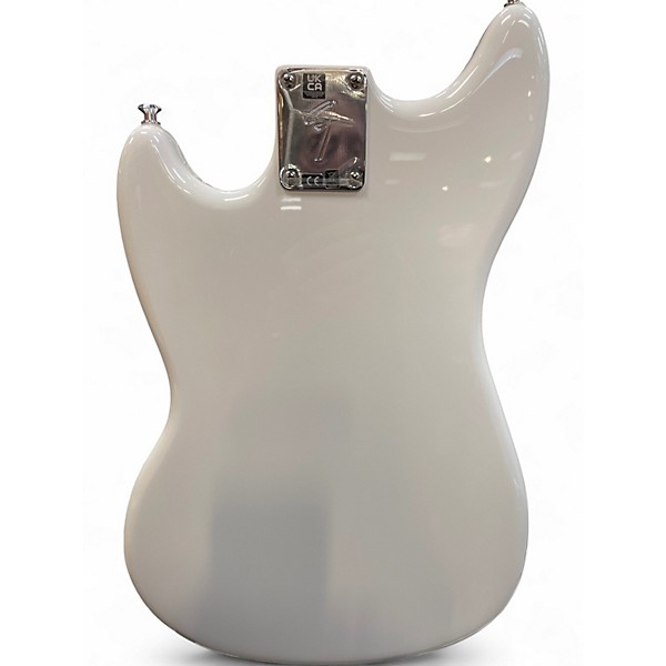 Used Fender Mustang Bass WHITE Electric Bass Guitar