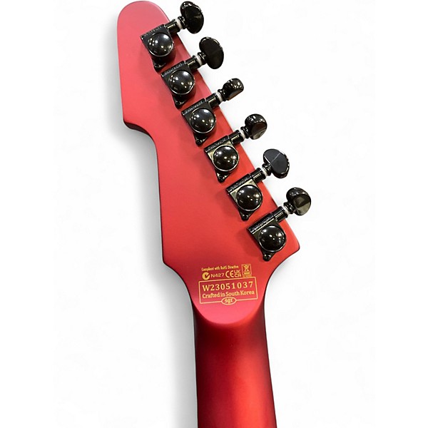 Used Schecter Guitar Research E-F 1 FLOYD ROSE SUSTANIAC CRINSOM RED Solid Body Electric Guitar