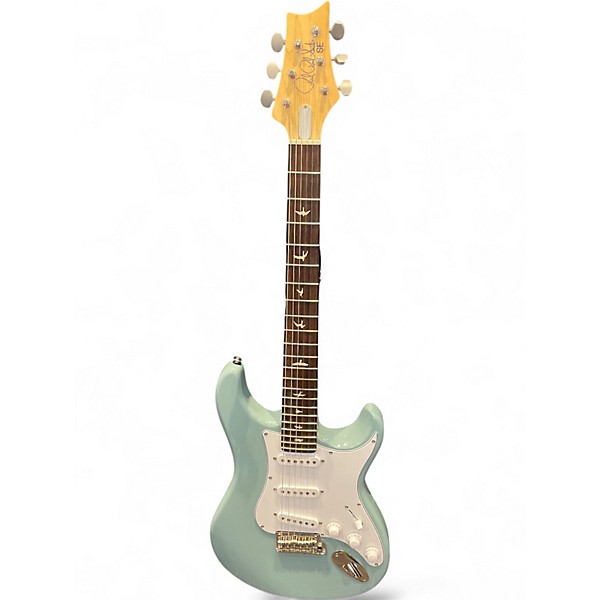 Used PRS SE Silver Sky Stone Blue Solid Body Electric Guitar
