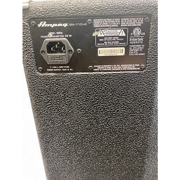 Used Ampeg BA110V2 1x10 Bass Combo Amp