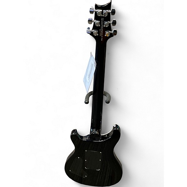 Used PRS SE Custom 22 Trans Black Solid Body Electric Guitar