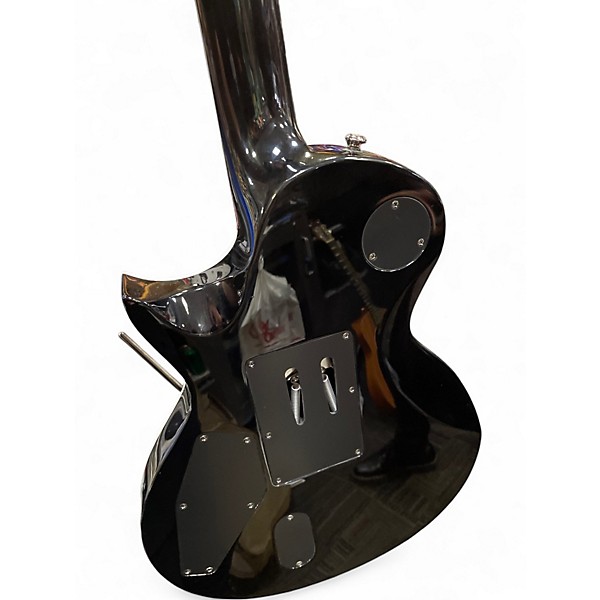 Used 2018 ESP LTD EC1000 FR Deluxe Trans Black Solid Body Electric Guitar