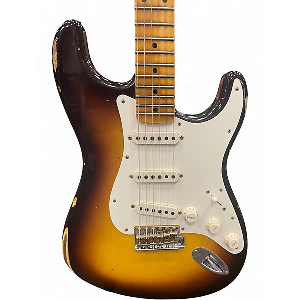 Used Fender Custom Shop LTD Fat 50s Stratocaster 2 Color Sunburst Solid Body Electric Guitar