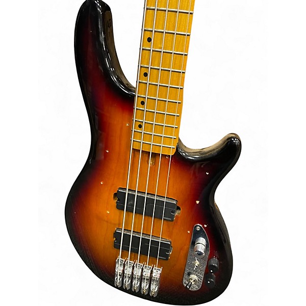 Used Schecter Guitar Research CV-4 sun burst Electric Bass Guitar