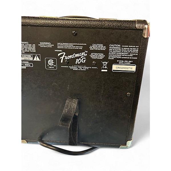 Used Fender FRONTMAN 10G Guitar Combo Amp