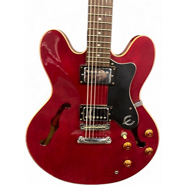 Used Epiphone ES355 Red Hollow Body Electric Guitar