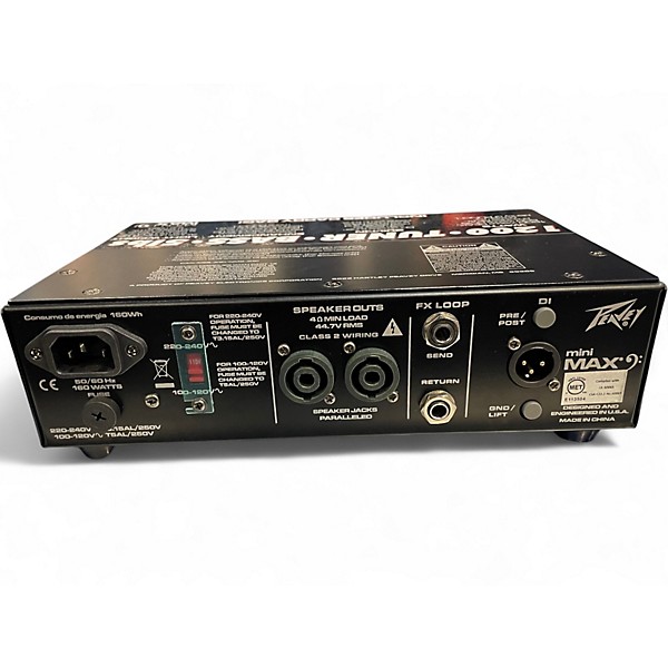 Used Peavey Mini Max Bass Amp Head