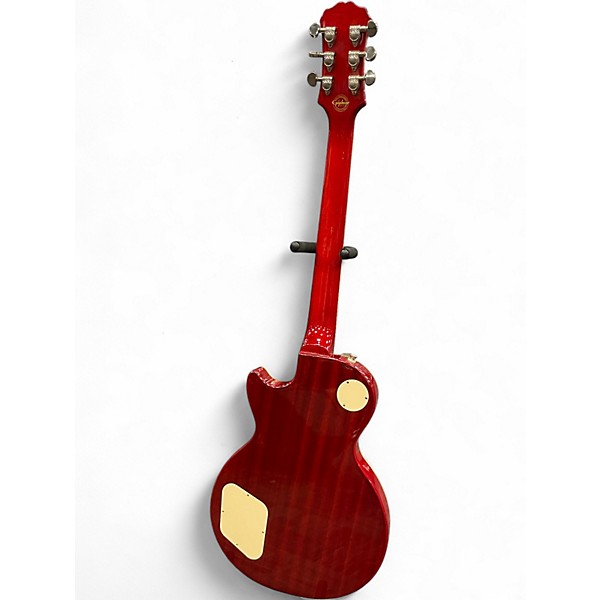 Used 2018 Epiphone Les Paul Standard Plain Top Heritage Cherry Sunburst Solid Body Electric Guitar