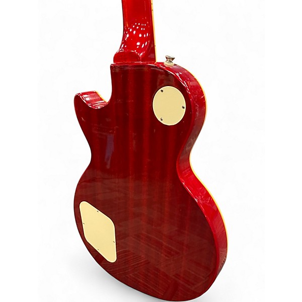 Used 2018 Epiphone Les Paul Standard Plain Top Heritage Cherry Sunburst Solid Body Electric Guitar